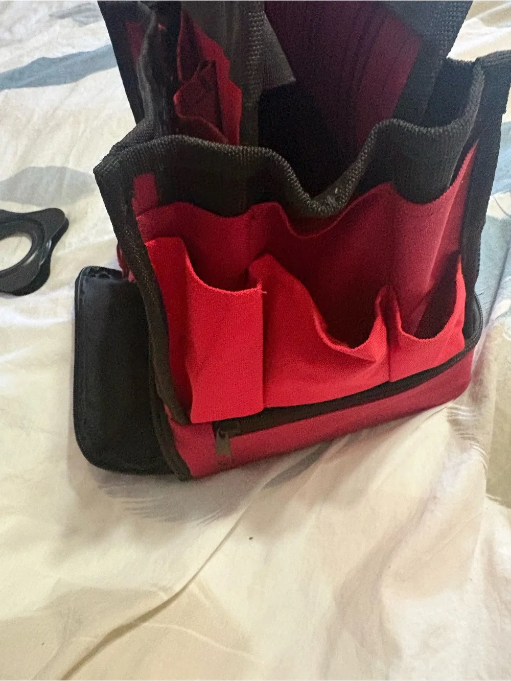tote•ally cool! Red Scrapbook/Papercraft Tote Bag by AMMs.